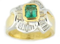 Anneau Guerretta Gioielli Femme in Or Smeraldo 0.74 Ct 1857-14 - 1857-15
